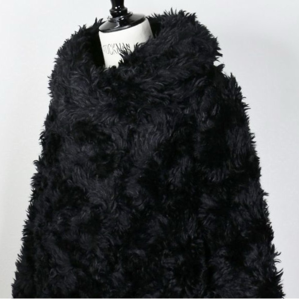 Prada FW2012 black mohair fur Women's Coat - Picture 6 of 10